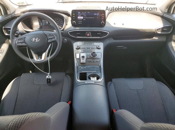 5NMS2DAJXMH369620 2021 HYUNDAI SANTA White Առջևի վահանակի տեսք