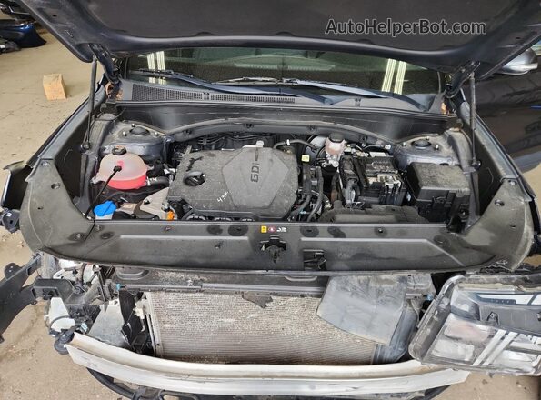 5NMS2DAJXPH513719 2023 HYUNDAI SANTA Gray Widok wnętrza 360 stopni