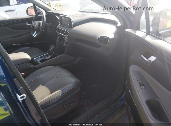 5NMS33AA1LH227498 2020 HYUNDAI SANTA FE Blue Front interior view