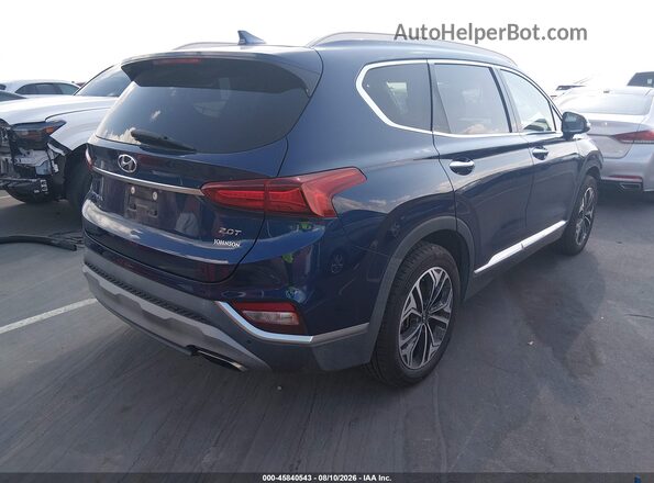 5NMS33AA1LH227498 2020 HYUNDAI SANTA FE Blue Rear right