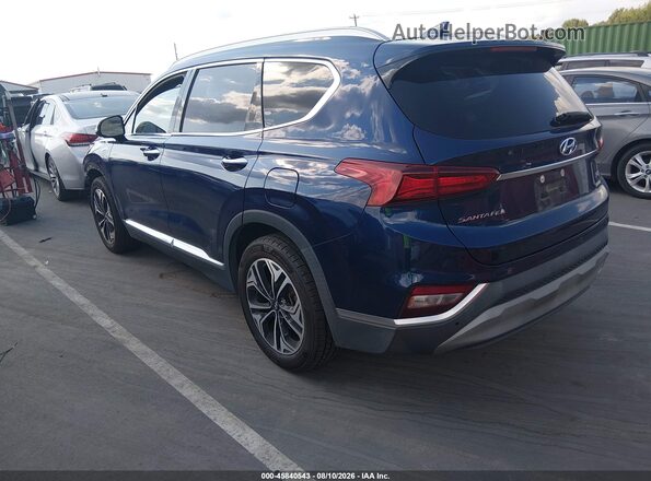 5NMS33AA1LH227498 2020 HYUNDAI SANTA FE Blue Rear left