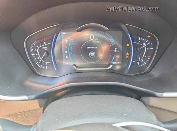 5NMS33AA3LH144316 2020 HYUNDAI SANTA White Սարքավորումների վահանակի տեսք
