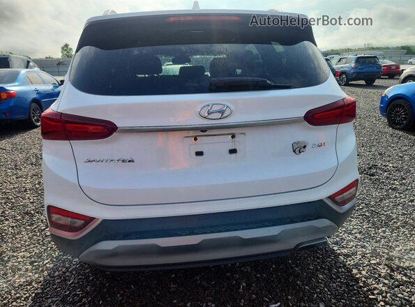 5NMS33AA5LH208839 2020 HYUNDAI SANTA White Rear view