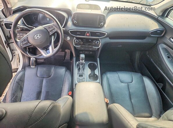 5NMS33AA5LH208839 2020 HYUNDAI SANTA White Dashboard view