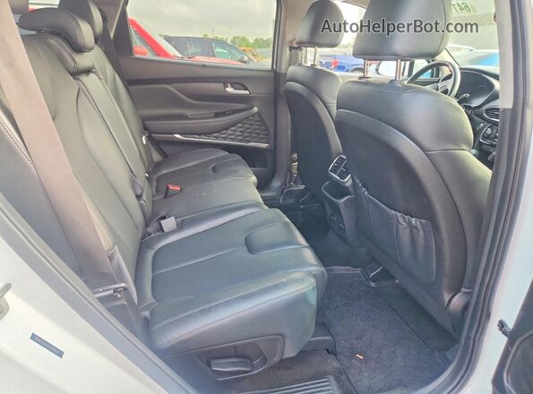 5NMS33AA5LH208839 2020 HYUNDAI SANTA White Rear seats view