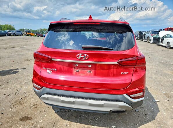 5NMS33AA7LH246380 2020 HYUNDAI SANTA Red Հետևի տեսք