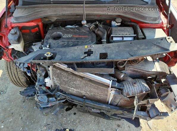 5NMS33AA7LH246380 2020 HYUNDAI SANTA Red Շարժիչի բաժամունքի տեսք