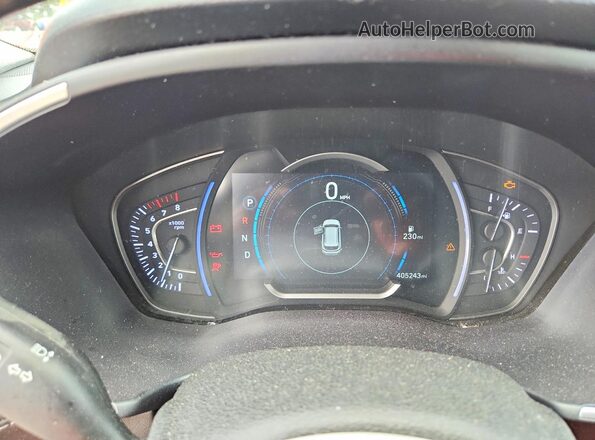 5NMS33AA7LH246380 2020 HYUNDAI SANTA Red Սարքավորումների վահանակի տեսք