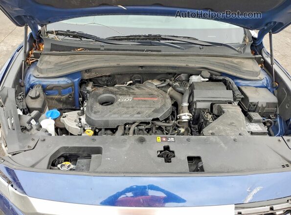 5NMS33AA8LH232665 2020 HYUNDAI SANTA Blue Widok komory silnika