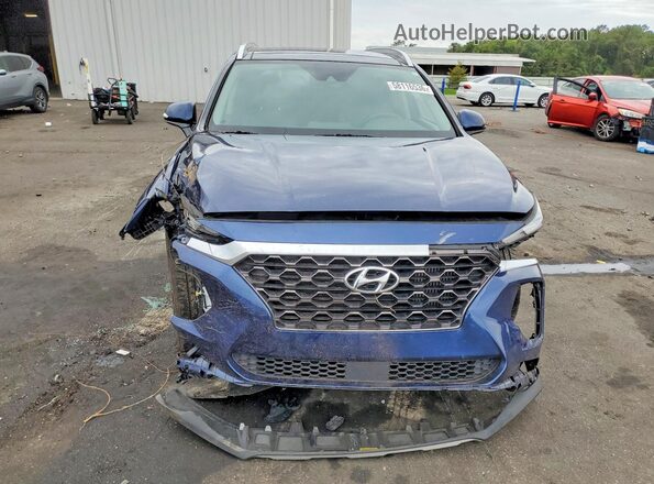 5NMS33AA8LH232665 2020 HYUNDAI SANTA Blue Widok z przodu
