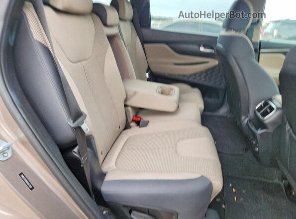 5NMS33AD0KH067154 2019 HYUNDAI SANTA Tan უკანა სალონის ხედი