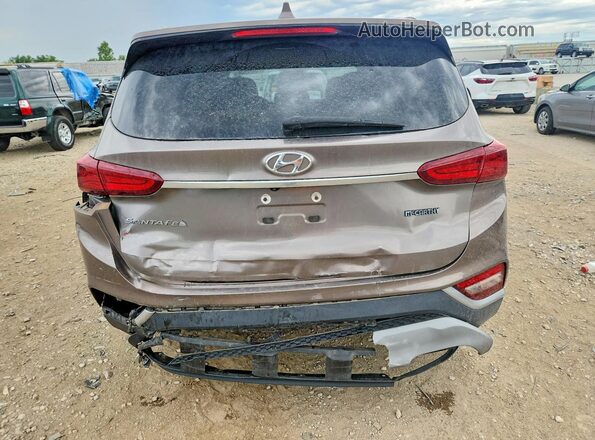 5NMS33AD0KH067154 2019 HYUNDAI SANTA Tan უკანა ხედი
