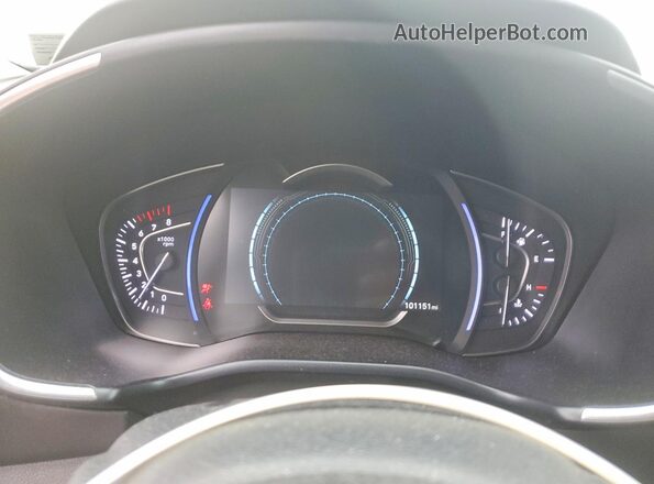5NMS33AD0LH288190 2020 HYUNDAI SANTA Silver Vista del cuadro de instrumentos