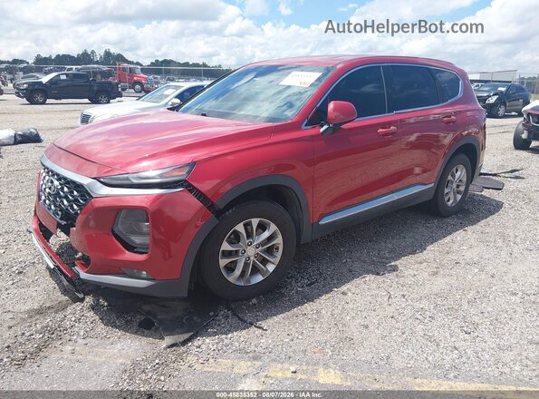 5NMS33AD1KH001504 2019 HYUNDAI SANTA FE Red Przód lewy