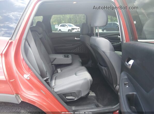 5NMS33AD1KH001504 2019 HYUNDAI SANTA FE Red Widok naklejki z numerem VIN