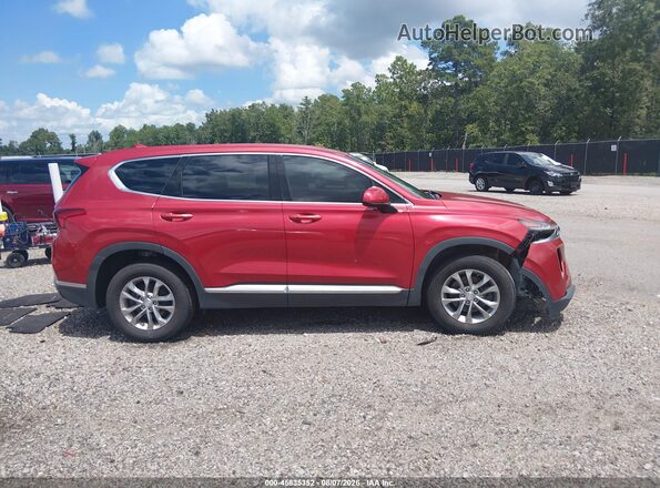 5NMS33AD1KH001504 2019 HYUNDAI SANTA FE Red Widok wnętrza z tyłu