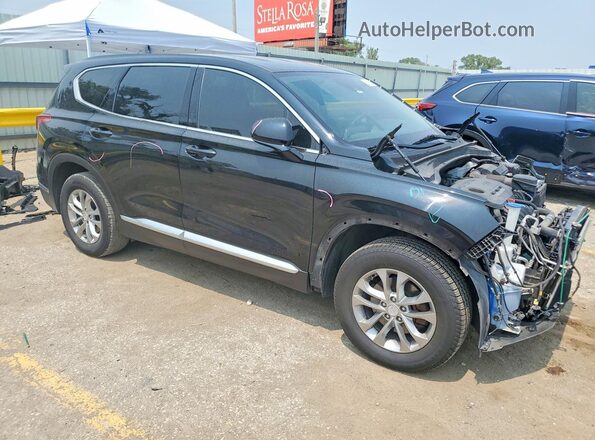 5NMS33AD1LH183397 2020 HYUNDAI SANTA Black Передня права чверть