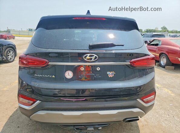 5NMS33AD1LH183397 2020 HYUNDAI SANTA Black Вид ззаду