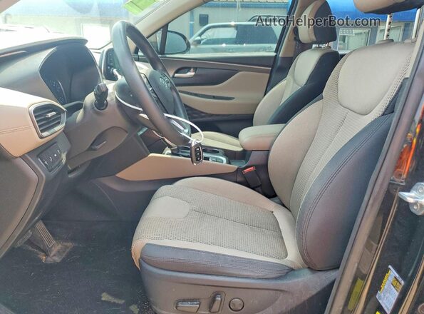 5NMS33AD1LH183397 2020 HYUNDAI SANTA Black Вид салону спереду