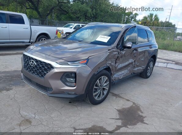 5NMS33AD1LH254646 2020 HYUNDAI SANTA FE Brown Vista tres cuartos delantera izquierda