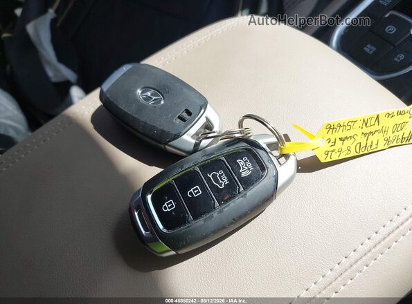 5NMS33AD1LH254646 2020 HYUNDAI SANTA FE Brown Vista del salpicadero