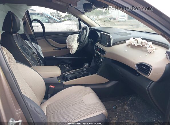5NMS33AD1LH254646 2020 HYUNDAI SANTA FE Brown Vista interior delantera