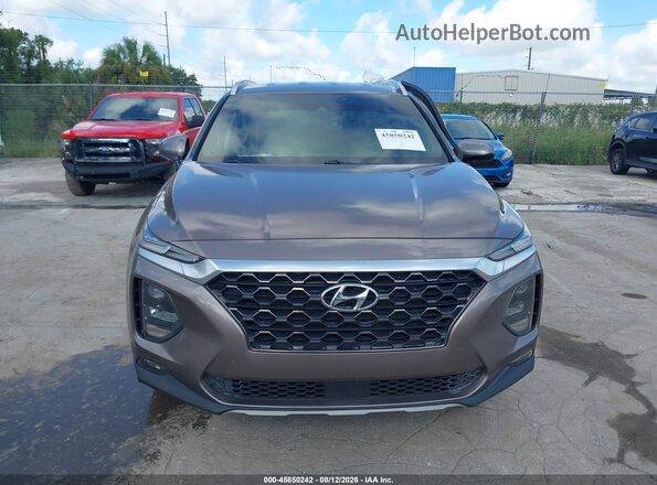 5NMS33AD1LH254646 2020 HYUNDAI SANTA FE Brown Vista del cuadro de instrumentos