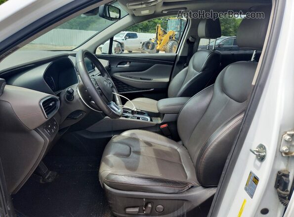 5NMS33AD1LH306468 2020 HYUNDAI SANTA White Front interior view