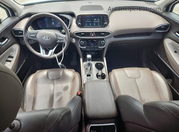 5NMS33AD1LH306468 2020 HYUNDAI SANTA White Dashboard view