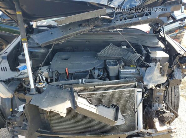 5NMS33AD2KH027612 2019 HYUNDAI SANTA Charcoal Engine compartment view