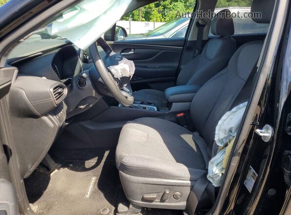 5NMS33AD2KH027612 2019 HYUNDAI SANTA Charcoal Front interior view