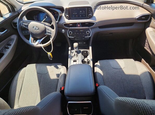 5NMS33AD2LH190651 2020 HYUNDAI SANTA Серебряный Вид панели приборов