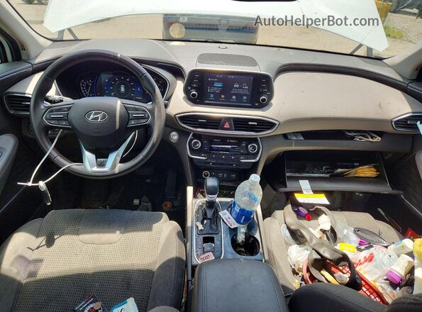 5NMS33AD2LH229867 2020 HYUNDAI SANTA White Widok deski rozdzielczej