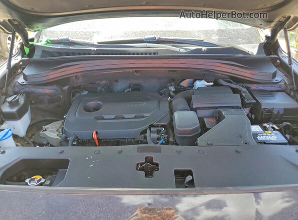 5NMS33AD3LH214200 2020 HYUNDAI SANTA Black Widok komory silnika