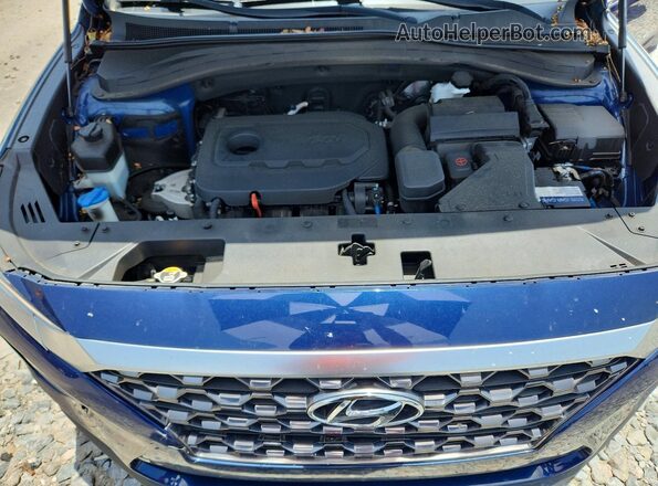 5NMS33AD3LH241834 2020 HYUNDAI SANTA Blue Շարժիչի բաժամունքի տեսք