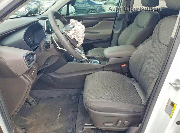 5NMS33AD3LH245284 2020 HYUNDAI SANTA White Vista interior delantera