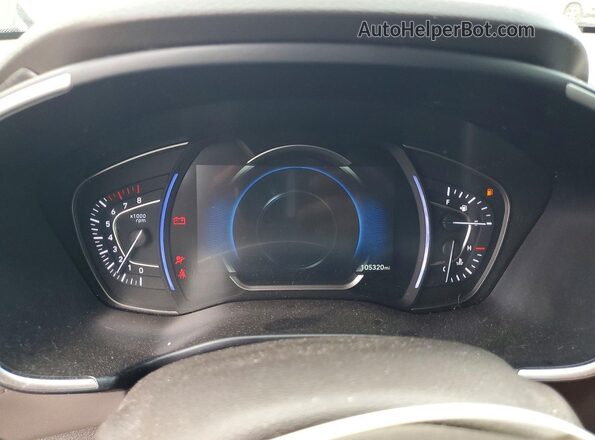 5NMS33AD3LH245284 2020 HYUNDAI SANTA White Vista del cuadro de instrumentos