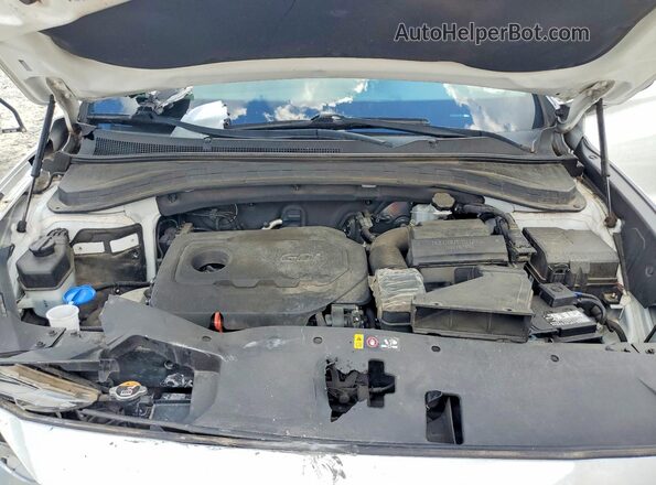 5NMS33AD3LH245284 2020 HYUNDAI SANTA White Vista del compartimento del motor