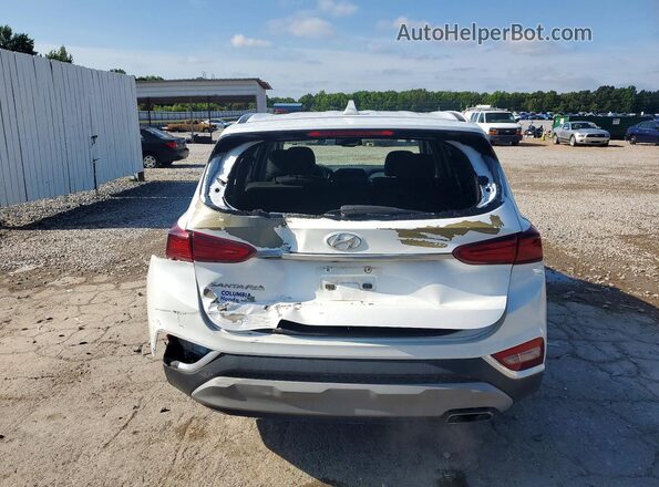 5NMS33AD4KH035467 2019 HYUNDAI SANTA White უკანა ხედი