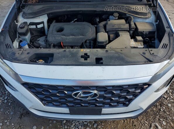 5NMS33AD4KH035467 2019 HYUNDAI SANTA White უკანა სალონის ხედი