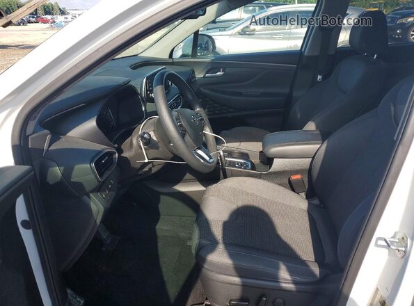 5NMS33AD4KH035467 2019 HYUNDAI SANTA White წინა სალონის ხედი