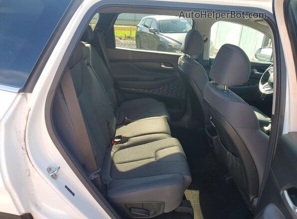 5NMS33AD4KH035467 2019 HYUNDAI SANTA White უკანა სავარძლების ხედი