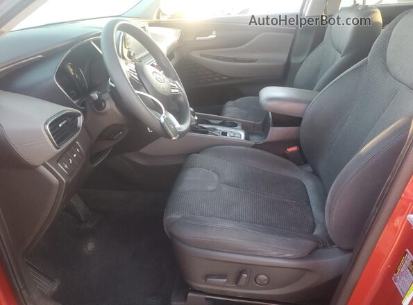 5NMS33AD4KH038403 2019 HYUNDAI SANTA Orange Front interior view