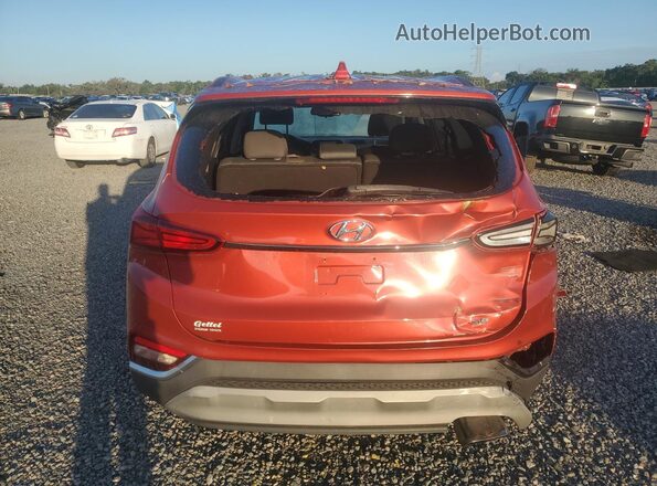 5NMS33AD4KH038403 2019 HYUNDAI SANTA Orange Rear view