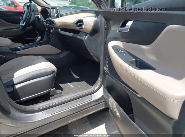 5NMS33AD4KH046243 2019 HYUNDAI SANTA FE Gray Սալոնի դիմացի տեսք