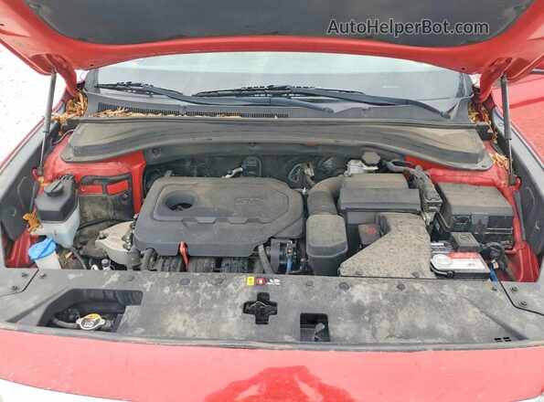 5NMS33AD4LH142469 2020 HYUNDAI SANTA Red Շարժիչի բաժամունքի տեսք