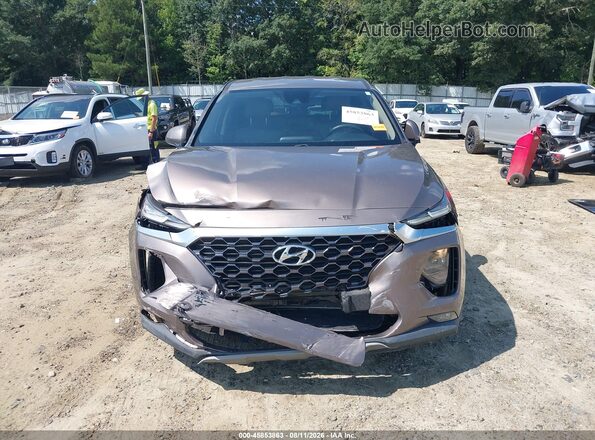 5NMS33AD4LH152872 2020 HYUNDAI SANTA FE Brown Widok wnętrza z tyłu