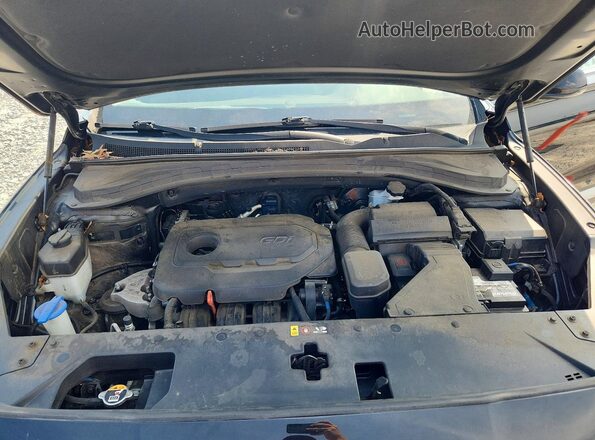 5NMS33AD4LH236822 2020 HYUNDAI SANTA Black ძრავის განყოფილების ხედი