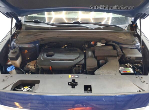 5NMS33AD4LH254432 2020 HYUNDAI SANTA Blue Engine compartment view