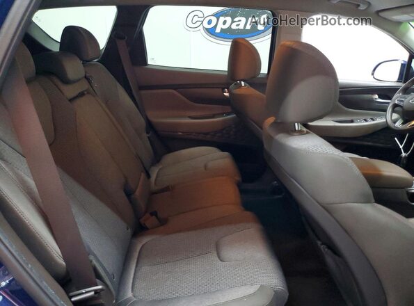 5NMS33AD4LH254432 2020 HYUNDAI SANTA Blue Rear interior view